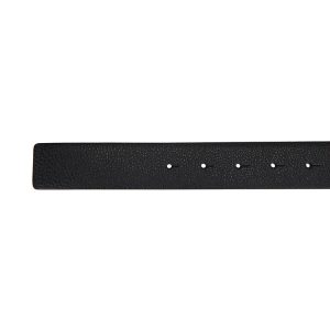 CINTURA IN CUOIO LISCIO DOUBLE FACE CON FIBBIA LOGO