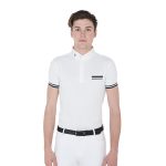 POLO UOMO EQUESTRO MANICA CORTA TESSUTO TECNICO MESH MODELLO GAREN