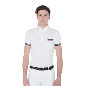 POLO UOMO EQUESTRO MANICA CORTA TESSUTO TECNICO MESH MODELLO GAREN