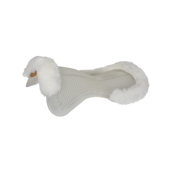 THERAPEUTIC GEL PAD CUT OUT 1/2 SHEEPSKIN EDGE JUST GEL