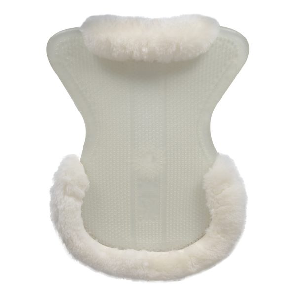 THERAPEUTIC GEL PAD CUT OUT 1/2 SHEEPSKIN EDGE JUST GEL