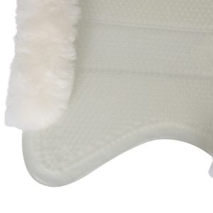 THERAPEUTIC GEL PAD CUT OUT 1/2 SHEEPSKIN EDGE JUST GEL