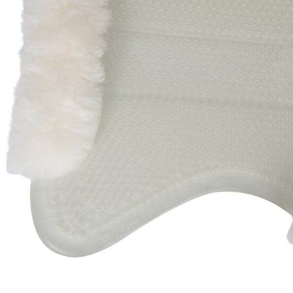 THERAPEUTIC GEL PAD CUT OUT 1/2 SHEEPSKIN EDGE JUST GEL