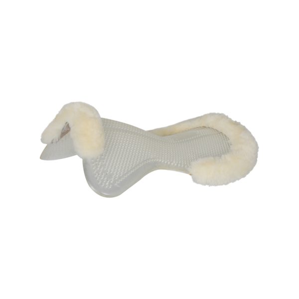 THERAPEUTIC GEL PAD CUT OUT 1/2 SHEEPSKIN EDGE JUST GEL