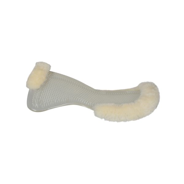 THERAPEUTIC GEL PAD CUT OUT 1/2 SHEEPSKIN EDGE JUST GEL