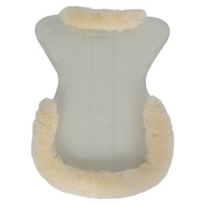 THERAPEUTIC GEL PAD CUT OUT 1/2 SHEEPSKIN EDGE JUST GEL