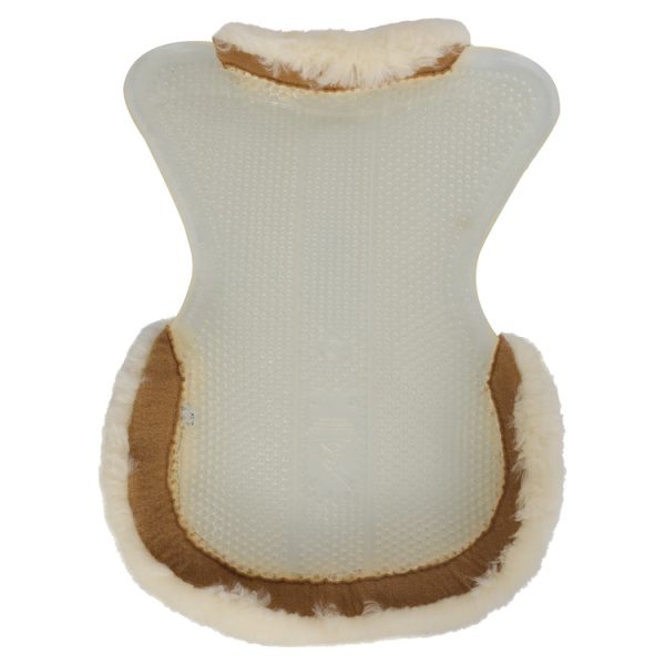 THERAPEUTIC GEL PAD CUT OUT 1/2 SHEEPSKIN EDGE JUST GEL