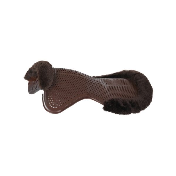 THERAPEUTIC GEL PAD CUT OUT 1/2 SHEEPSKIN EDGE JUST GEL