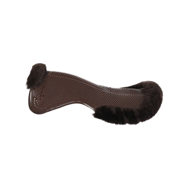 THERAPEUTIC GEL PAD CUT OUT 1/2 SHEEPSKIN EDGE JUST GEL