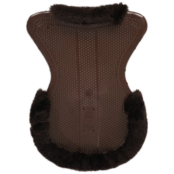 THERAPEUTIC GEL PAD CUT OUT 1/2 SHEEPSKIN EDGE JUST GEL