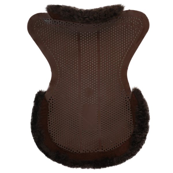 THERAPEUTIC GEL PAD CUT OUT 1/2 SHEEPSKIN EDGE JUST GEL