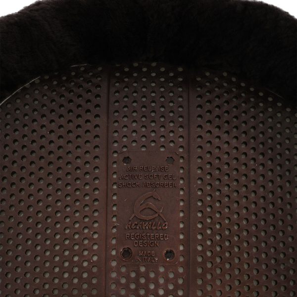 THERAPEUTIC GEL PAD CUT OUT 1/2 SHEEPSKIN EDGE JUST GEL