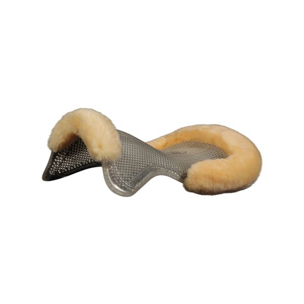 THERAPEUTIC GEL PAD CUT OUT 1/2 SHEEPSKIN EDGE JUST GEL