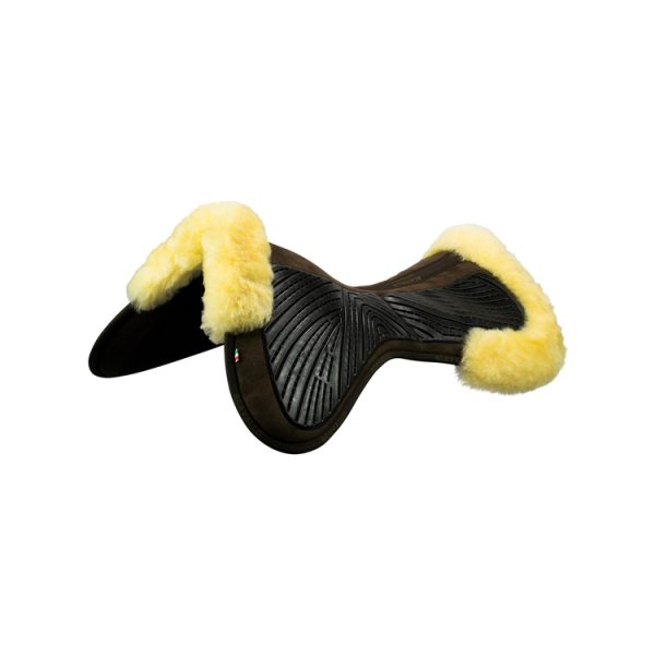 CLOSE CONTACT GEL & MEMORY FOAM 1/2 PAD W/SHEEPSKIN