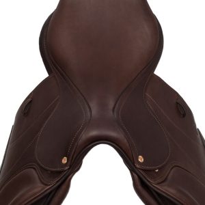 ACAVALLO JUMPING SADDLE - DOUBLE LEATHER - WOOD SADDLE TREE - immagine 10
