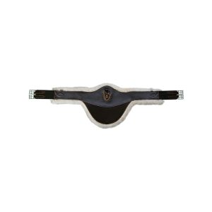 LEATHER STUDGUARD GIRTH W/REMOVABLE ECOWOOL LINING