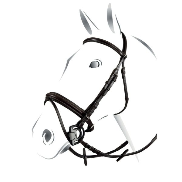 "TESTIERA EQUESTRO MODELLO ""STITCHED"""
