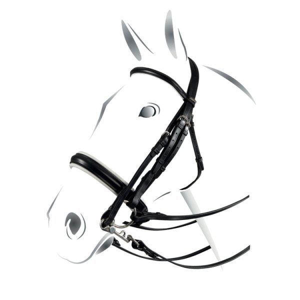 BRIGLIA EQUESTRO MODELLO "DRESSAGE+"