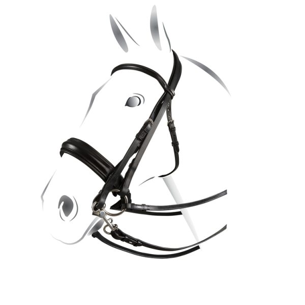 BRIGLIA EQUESTRO MODELLO "DRESSAGE"