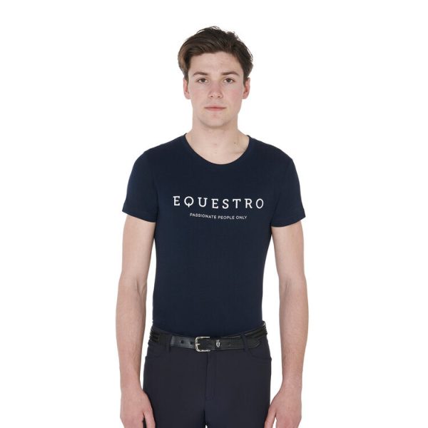 T-SHIRT COTONE EQUESTRO M/C UOMO