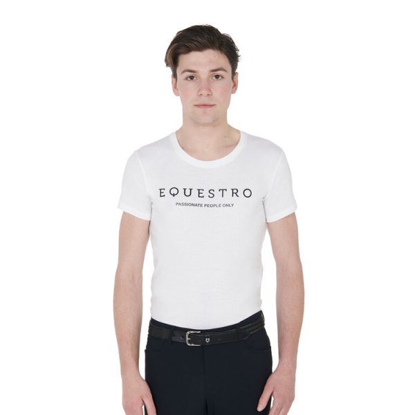 T-SHIRT COTONE EQUESTRO M/C UOMO
