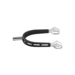 SPURS ULTRA FIT EXTRA GRIP, ST.ST. 25MM FLAT NECK