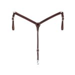 PETTORALE CUOIO GRASSO POOL'S MADE IN USA COLOR BROWN