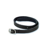 Stubben leather, double sewed ,Spurs straps, 45 cm black (1 pc)