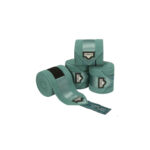 LOIRE SATIN POLO BANDAGES SAGE LARGE SET OF 4