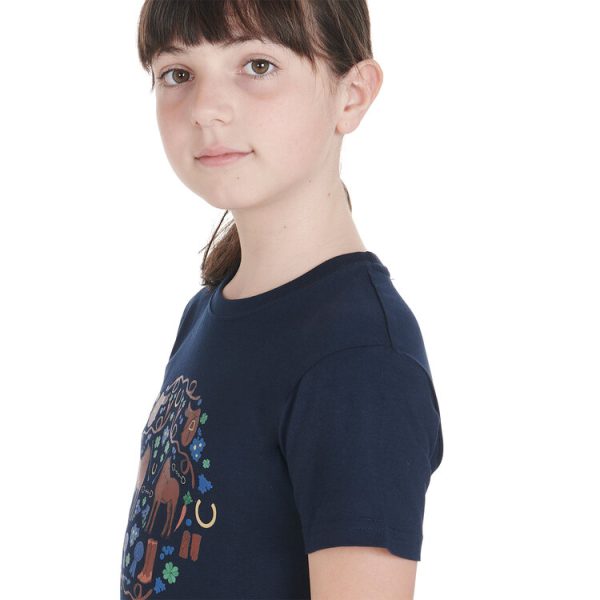 HORSE + SADDLE + BOOTS GIRL T-SHIRT