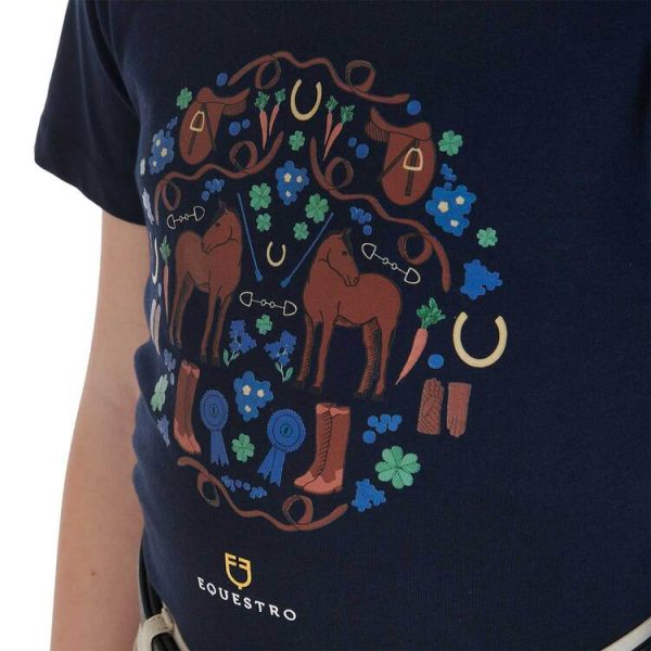 HORSE + SADDLE + BOOTS GIRL T-SHIRT