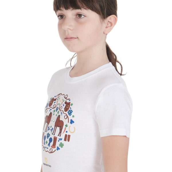 HORSE + SADDLE + BOOTS GIRL T-SHIRT