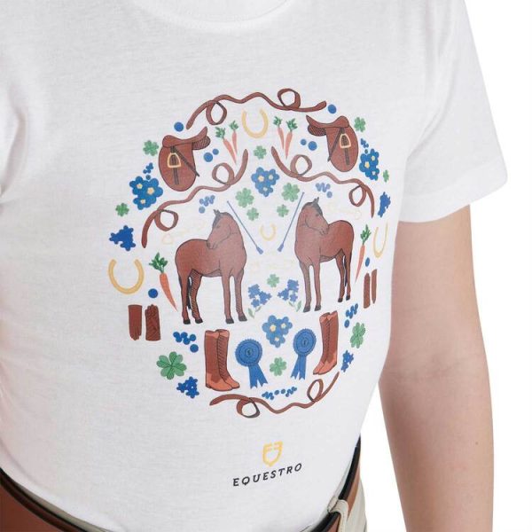 HORSE + SADDLE + BOOTS GIRL T-SHIRT