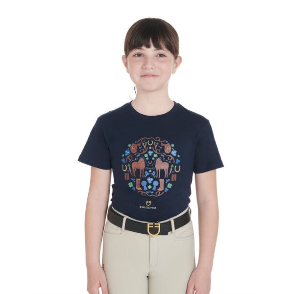 HORSE + SADDLE + BOOTS GIRL T-SHIRT