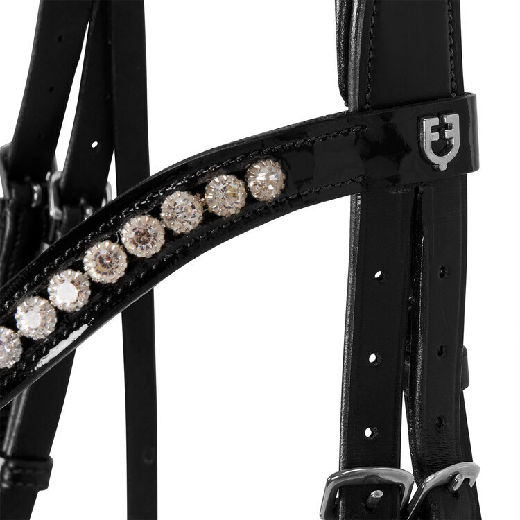 SPECIALE ATTREZZATURA CAVALLO Prestige FR-E142 - Testiera classica black -  Private Sport Shop