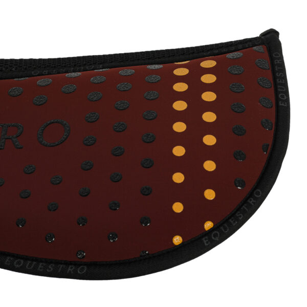 COMPENSA. EQ. IN M.FOAM CON GRIP, TESSUTO TRAFORATO SUL GAR. LOGO GIALLO