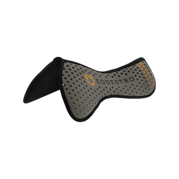 COMPENSA. EQ. IN M.FOAM CON GRIP, TESSUTO TRAFORATO SUL GAR. LOGO GIALLO