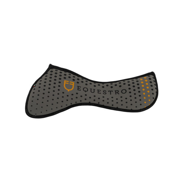 COMPENSA. EQ. IN M.FOAM CON GRIP, TESSUTO TRAFORATO SUL GAR. LOGO GIALLO