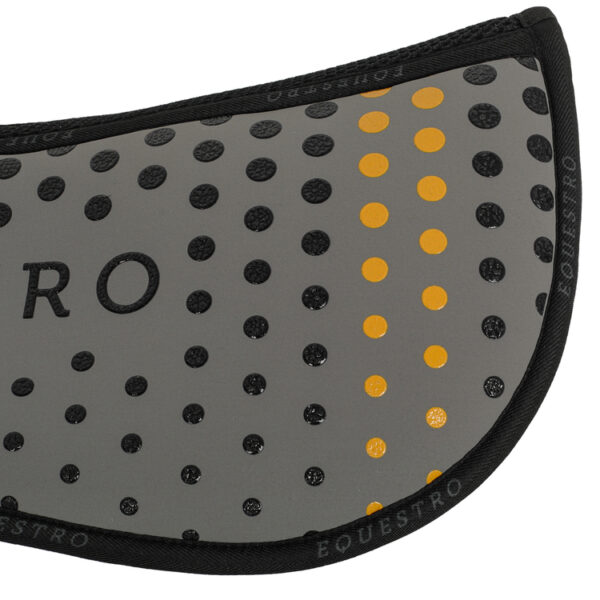 COMPENSA. EQ. IN M.FOAM CON GRIP, TESSUTO TRAFORATO SUL GAR. LOGO GIALLO