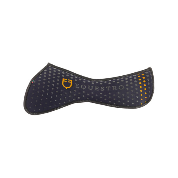 COMPENSA. EQ. IN M.FOAM CON GRIP, TESSUTO TRAFORATO SUL GAR. LOGO GIALLO