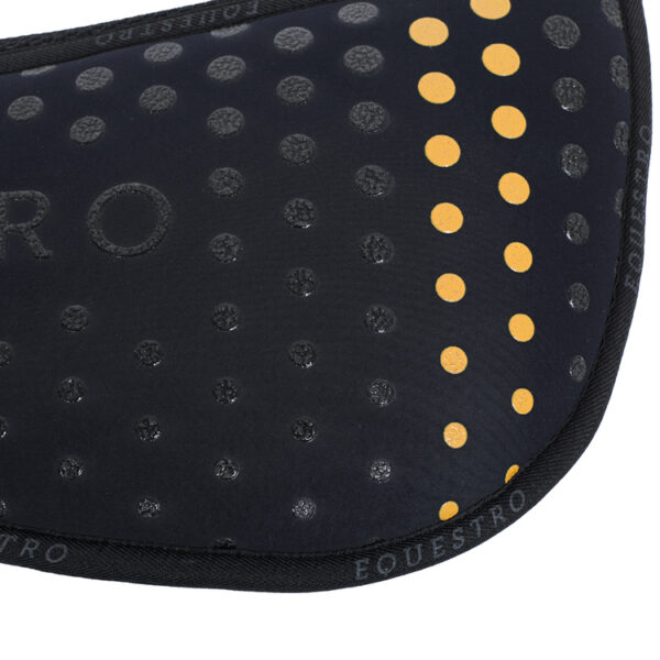 COMPENSA. EQ. IN M.FOAM CON GRIP, TESSUTO TRAFORATO SUL GAR. LOGO GIALLO