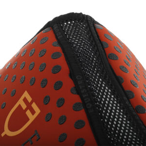 COMPENSA. EQ. IN M.FOAM CON GRIP, TESSUTO TRAFORATO SUL GAR. LOGO GIALLO