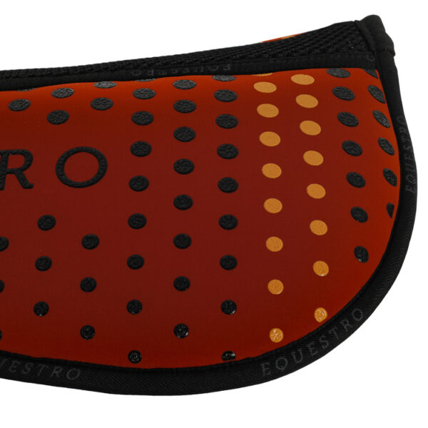 COMPENSA. EQ. IN M.FOAM CON GRIP, TESSUTO TRAFORATO SUL GAR. LOGO GIALLO