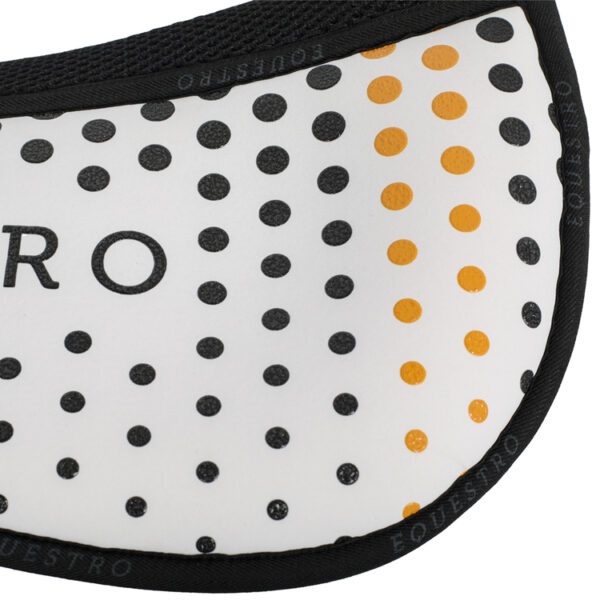 COMPENSA. EQ. IN M.FOAM CON GRIP, TESSUTO TRAFORATO SUL GAR. LOGO GIALLO