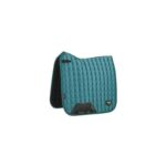 LOIRE CLASSIC SATIN DRESSAGE SQUARE PEACOCK LARGE