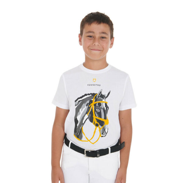 HORSE HEAD JUNIOR COTTON T-SHIRT