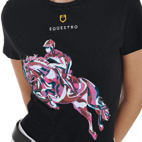 JUMPING RIDER WOMAN COTTON T-SHIRT