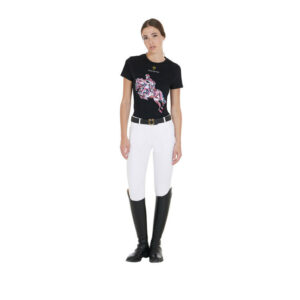 JUMPING RIDER WOMAN COTTON T-SHIRT