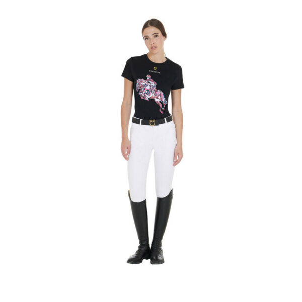 JUMPING RIDER WOMAN COTTON T-SHIRT
