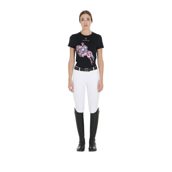 JUMPING RIDER WOMAN COTTON T-SHIRT